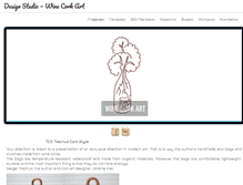 Tablet Screenshot of cork-art.com